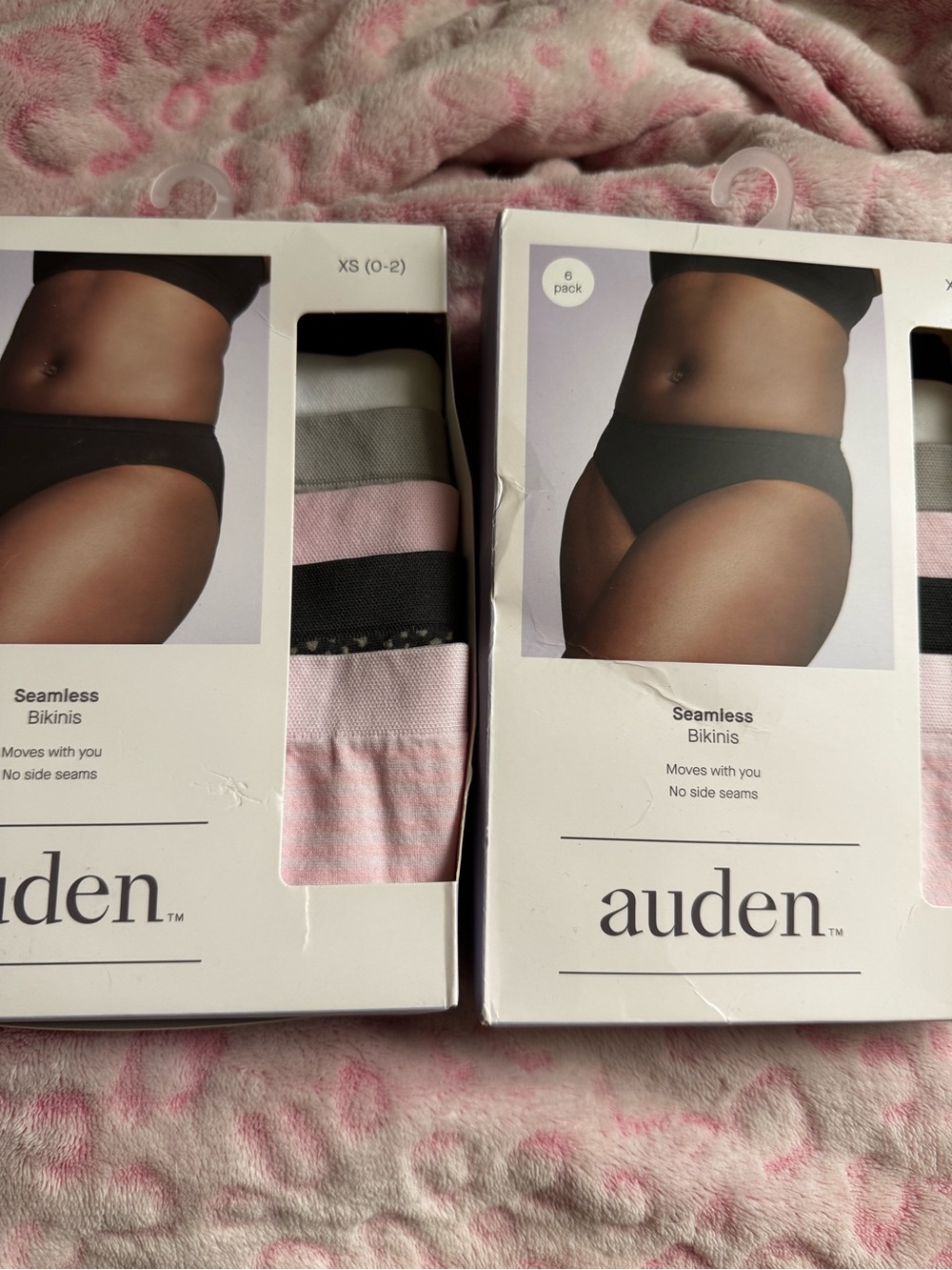Auden Women’s Panty 6 Pack – Black, Gray, Pink